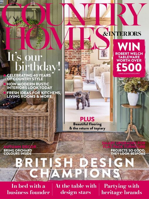 Cover image for Country Homes & Interiors